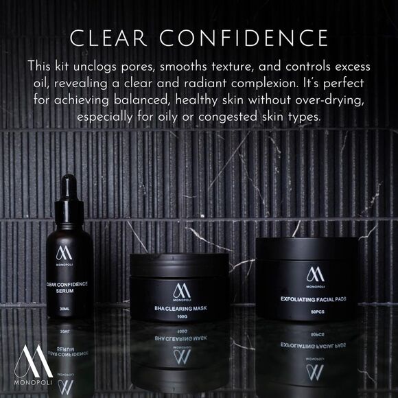 Monopoli Skin Clear Confidence Kit new in box - Picture 1 of 5